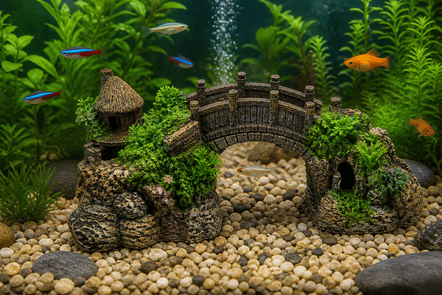 Aquarium Decorative Bridge