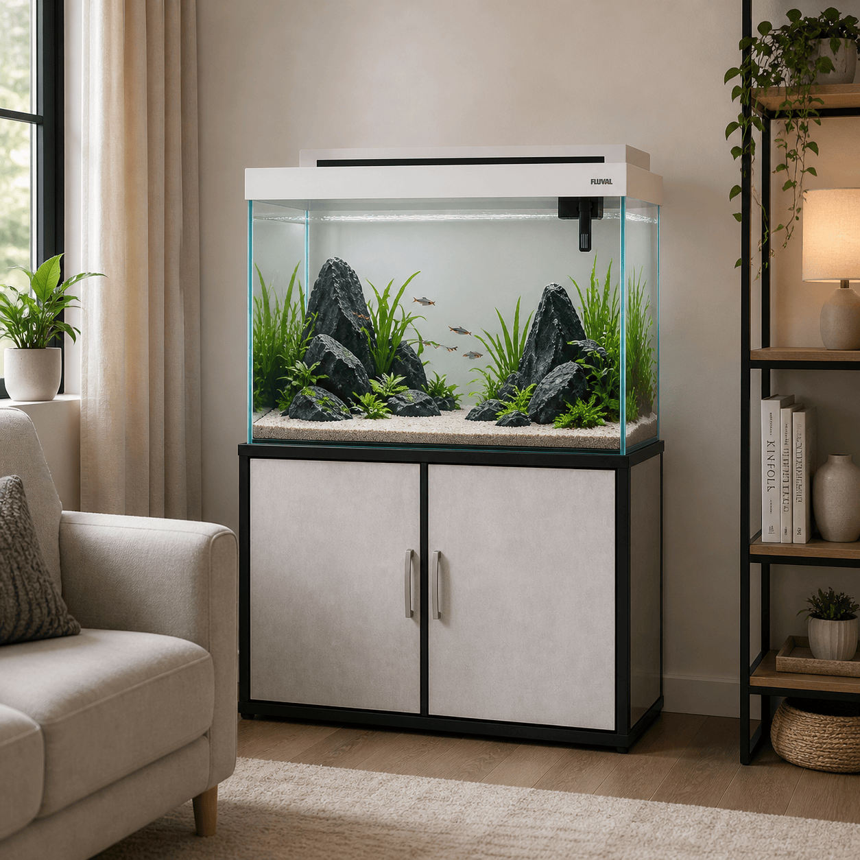 Aquarium with Furniture