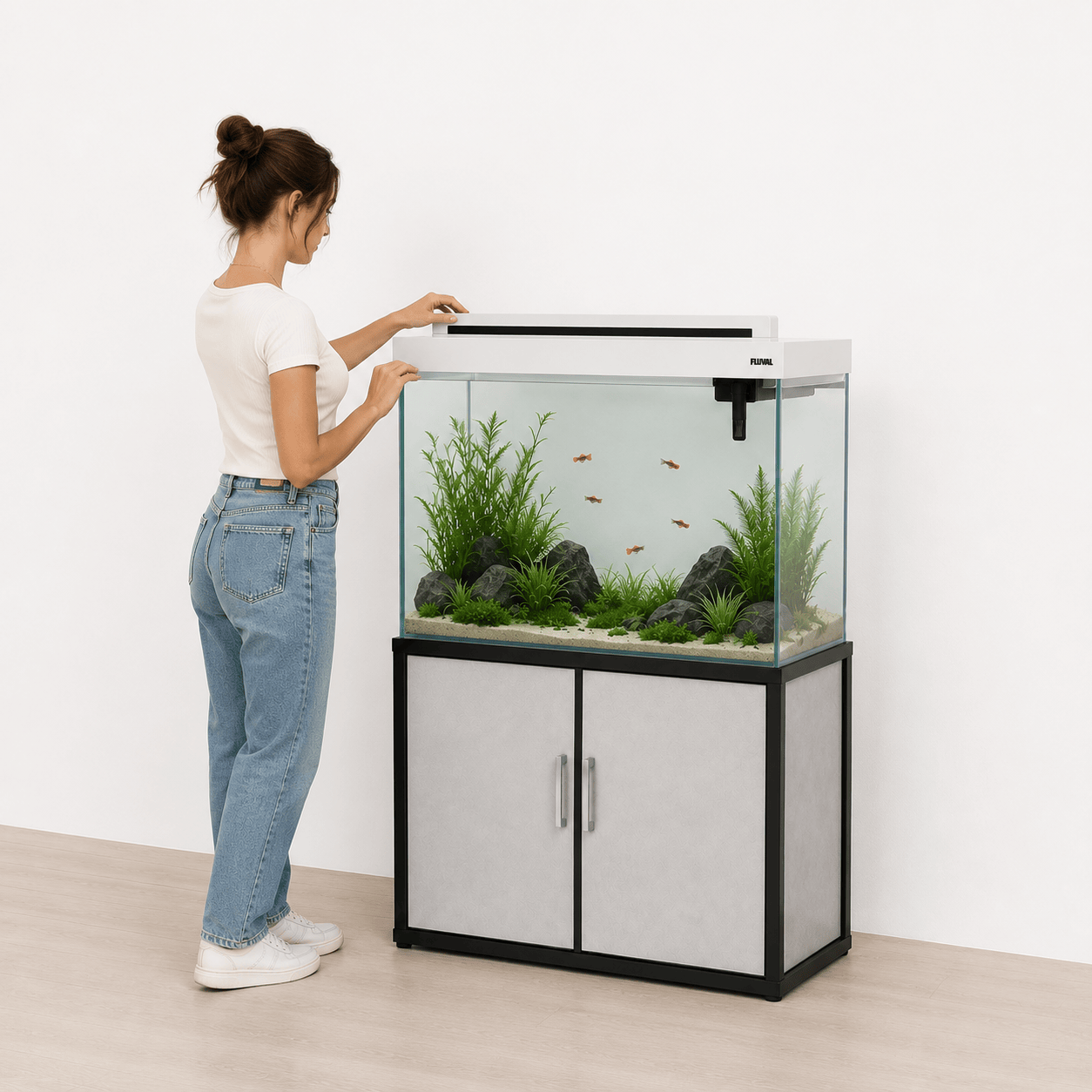 Aquarium with Furniture