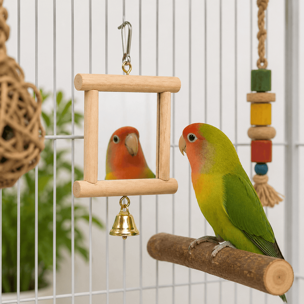 Bird Mirror Toy