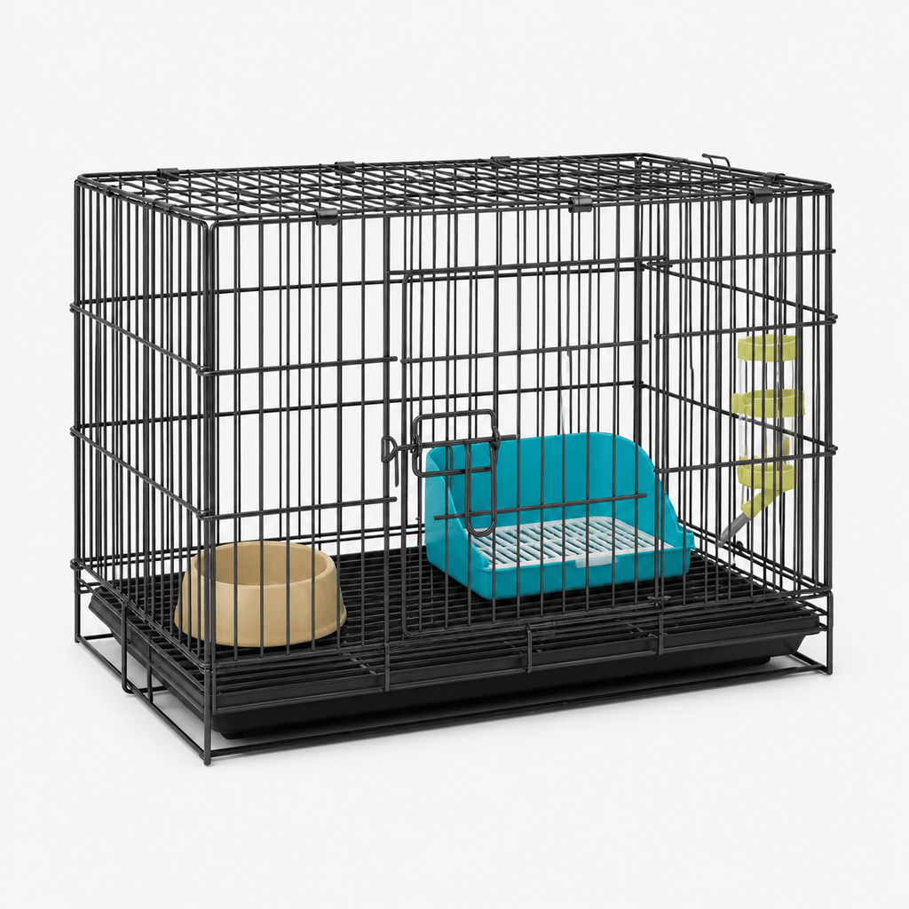 Foldable Metal Rabbit Enclosure