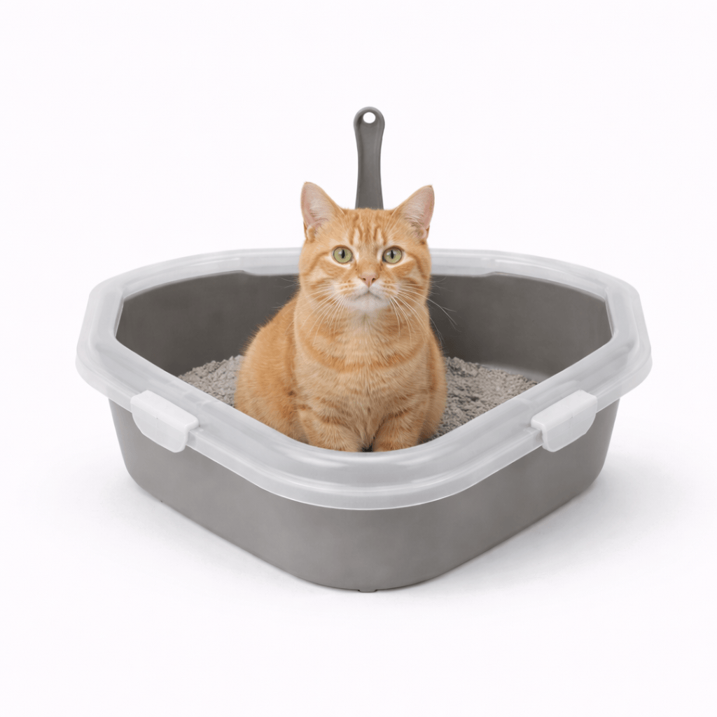 Corner Litter Box