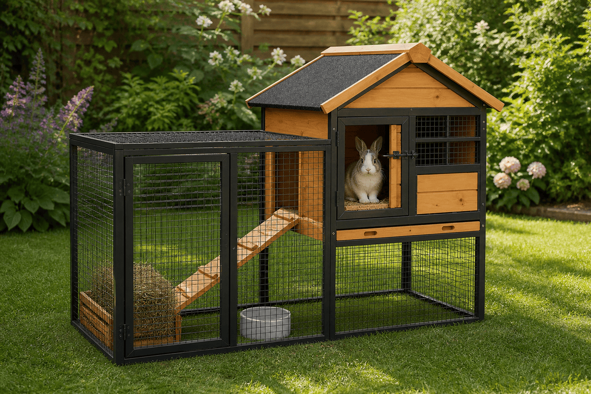 Outdoor Wooden Hutch