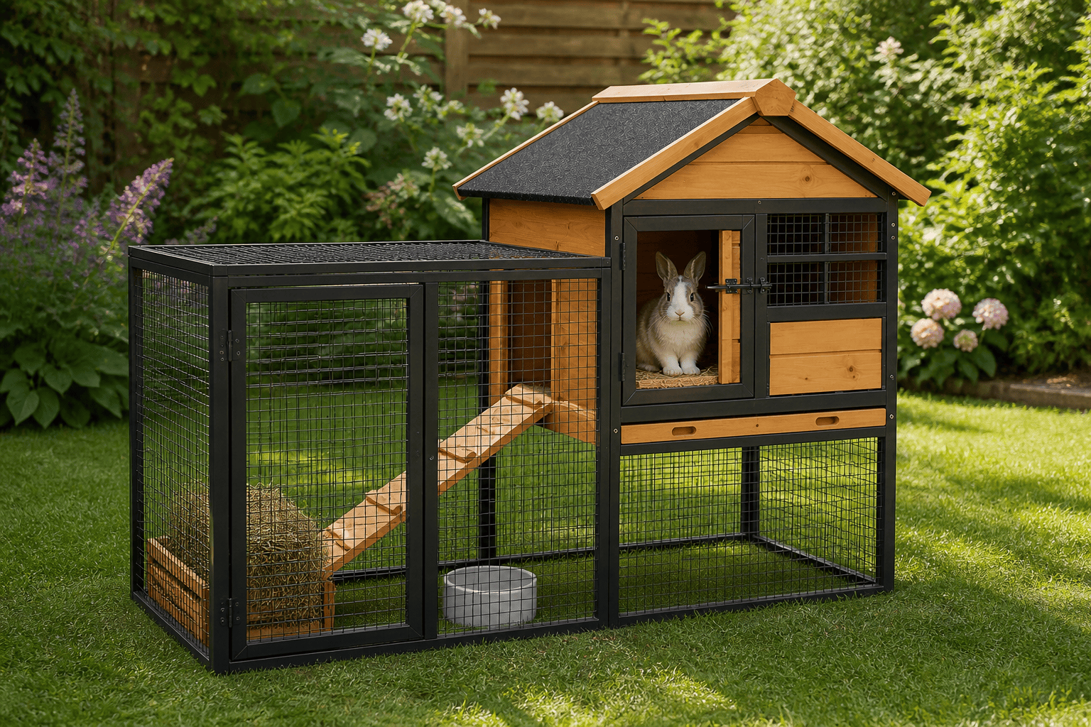Outdoor Wooden Hutch