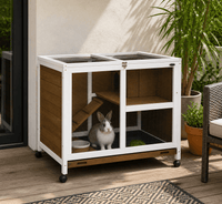 Two-Story Rabbit Cage