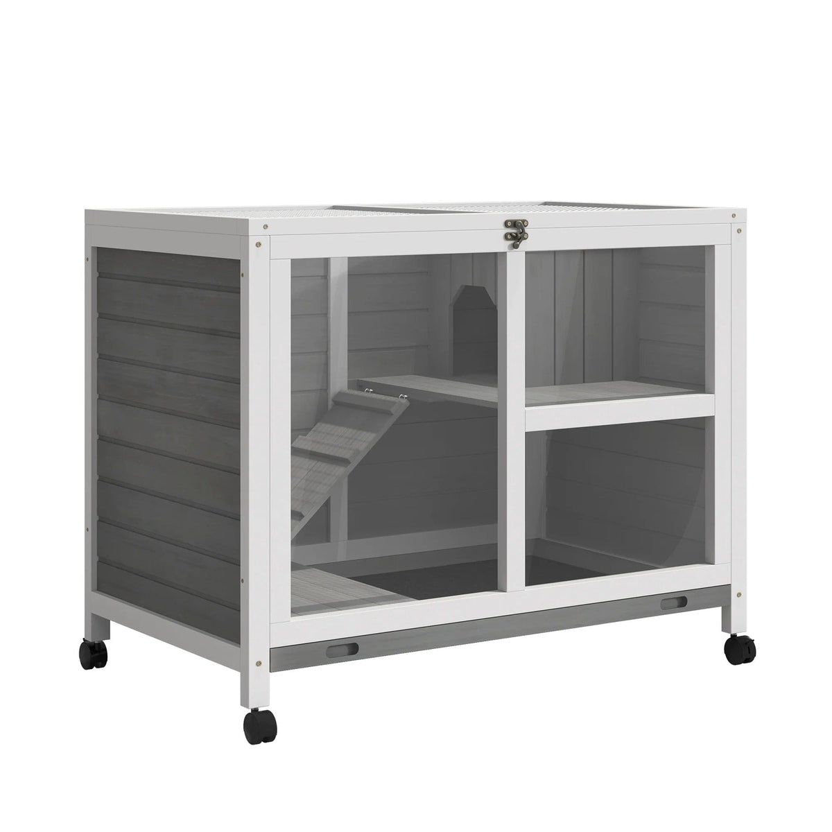 Two-Story Rabbit Cage