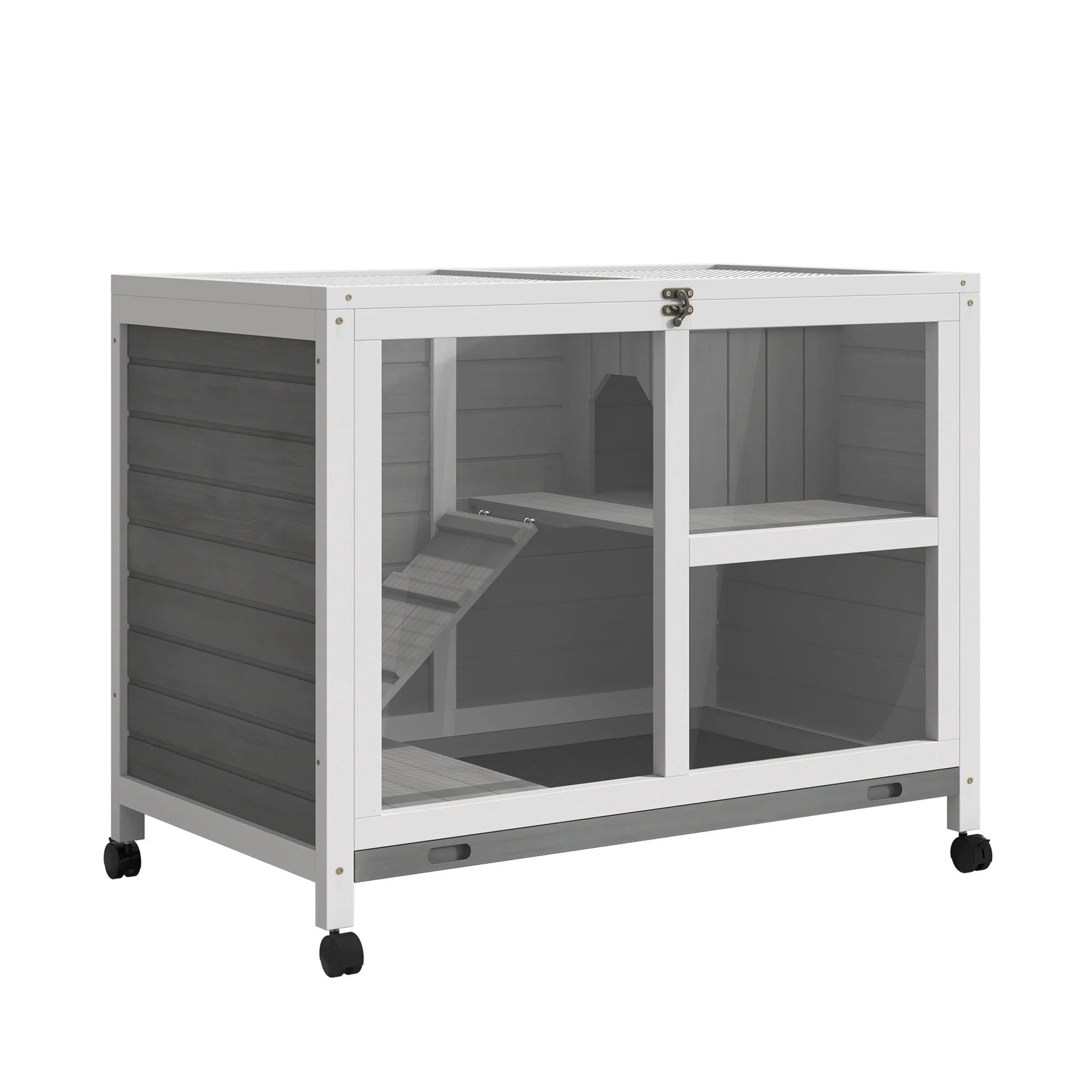 Two-Story Rabbit Cage