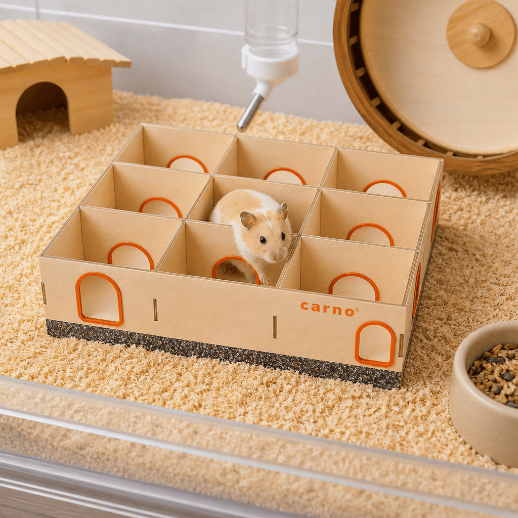 Wooden Hamster Maze