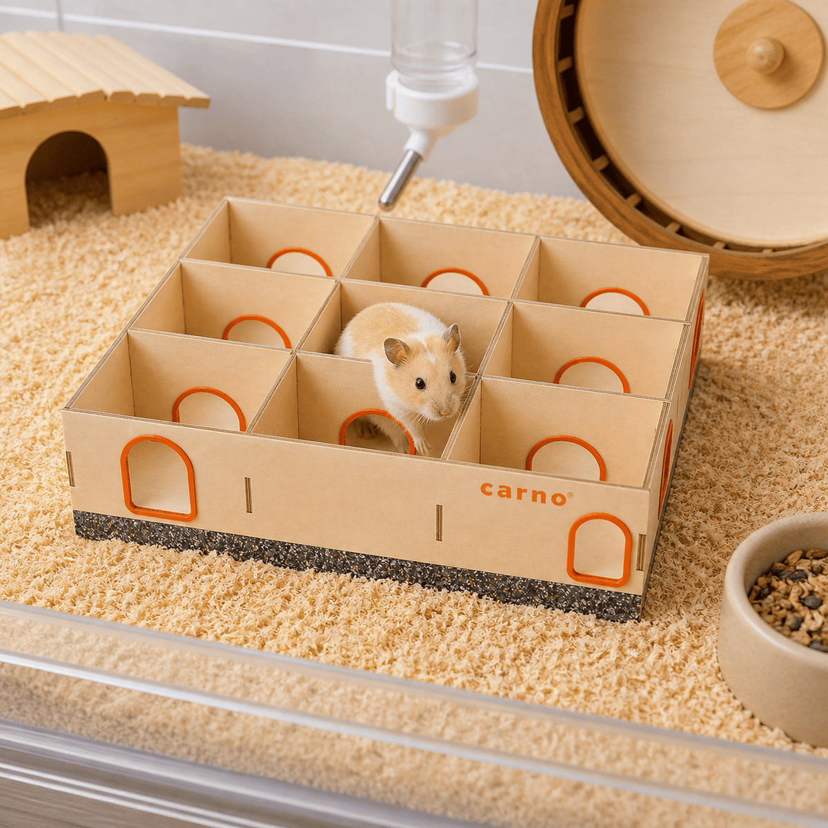 Wooden Hamster Maze